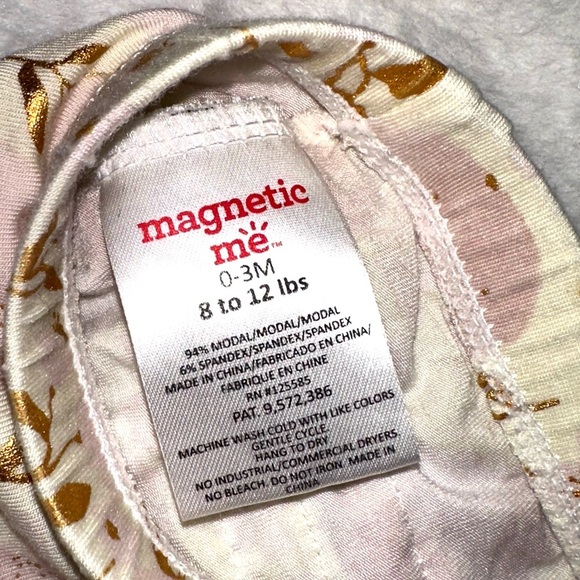 Magnetic Me Pearadise Dress with Ruffle Bottom Bloomers: size 0-3mos - Picture 7 of 12